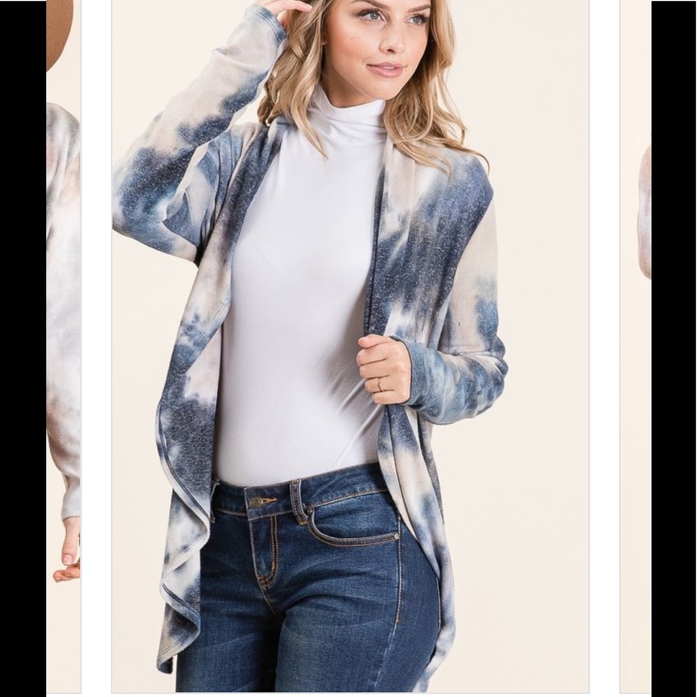 🌟SALE🌟Tiedye Cardigan - Picture 5 of 9
